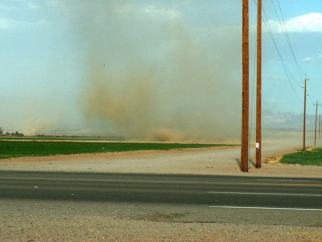 Damage to Local Crops Forces Hopkins to Discontinue Dust Control