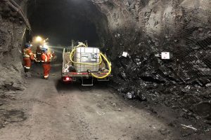 Underground Mine Dust Suppression